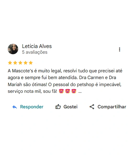 Avaliação 5 estrelas